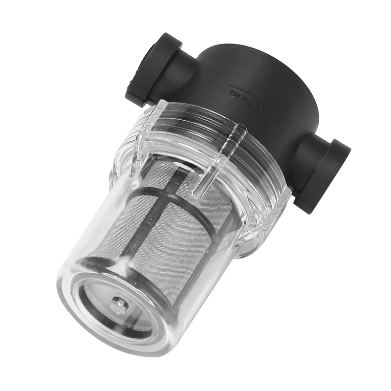 AT43-Garden Pond Inline Mesh Strainer Water Pump Filter Irrigation High Flow Pipeline Filter