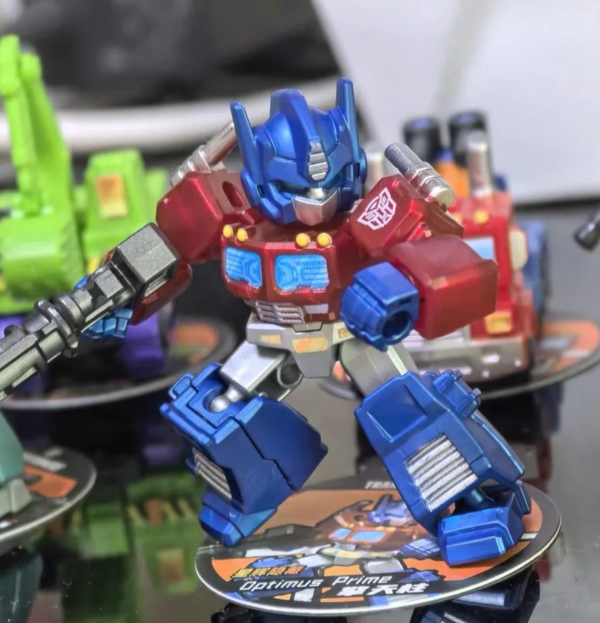 Blokees Transformers Defender Version 5,5 cm Wave1 Wave2 Optimus Prime Megatron Ironhide Thundercracker Roboter Spielzeug Geschenke