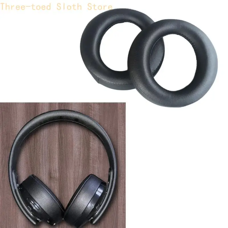 1 Paar Ersatz-Ohrpolster Ohrpolster Schwamm-Ohrenschützer für Gold 7.1 Wirelessly CUHYA 0080 Kopfhörer E74A – Detail 9