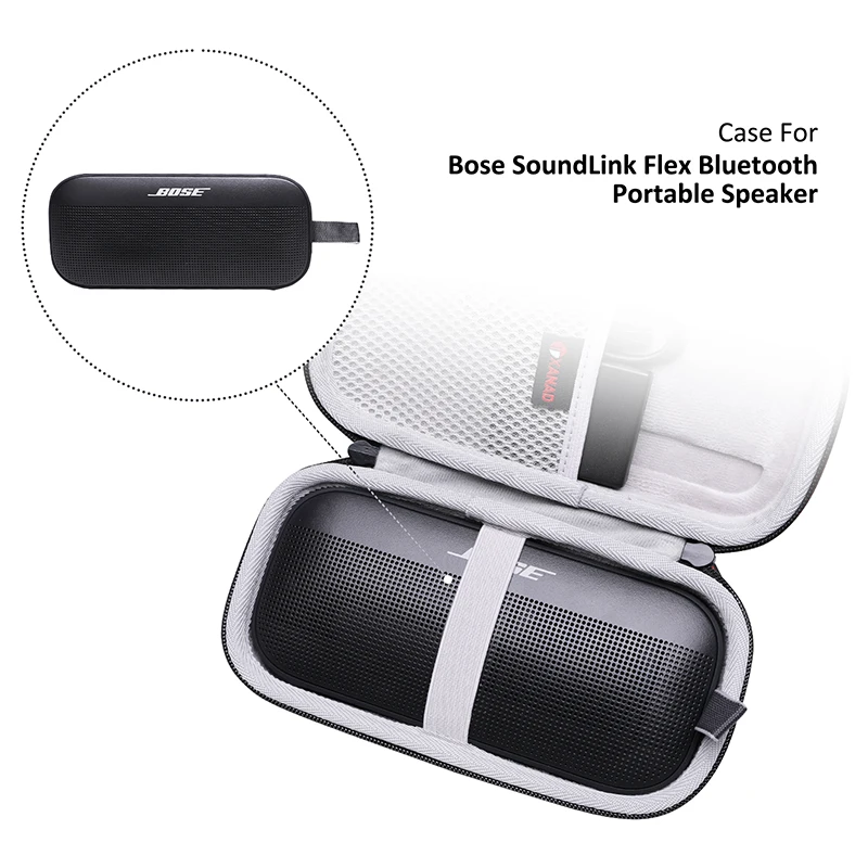 XANAD EVA Hard Case for Bose SoundLink Flex Bluetooth Portable Speaker Storage Bag