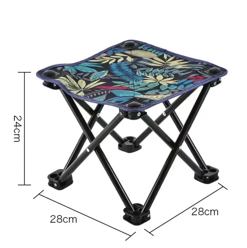 

Outdoor Picnic Folding Backchair Lightweight Portable Camping Chair Stadium Seats Lazy Chairs Bleacher Seats Cushion for Beach