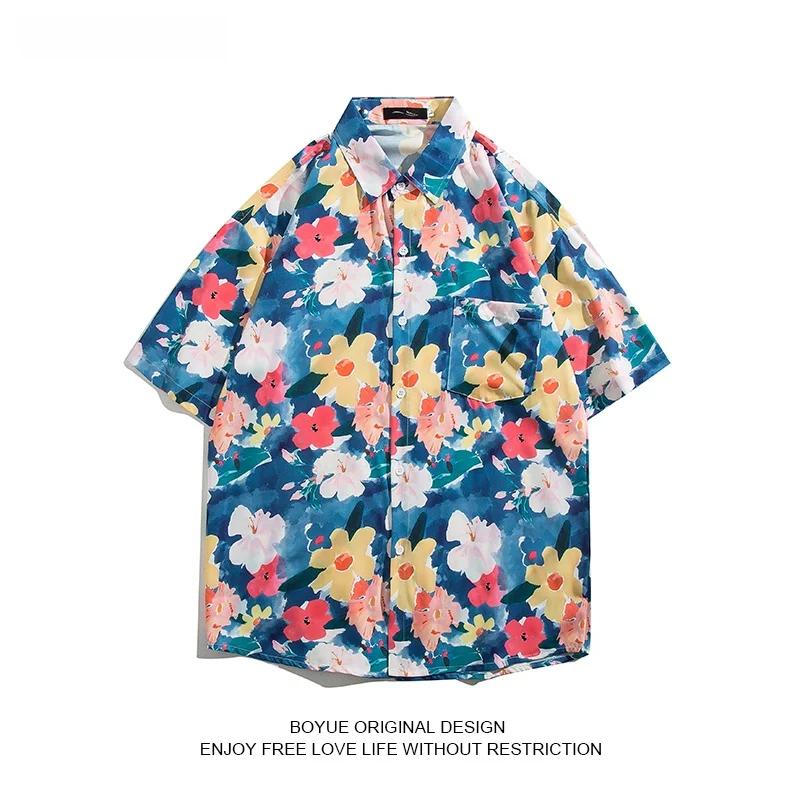 

Летняя повседневная футболка Boyue для мужчин: свободный крой, молодежный тренд, стильный образ