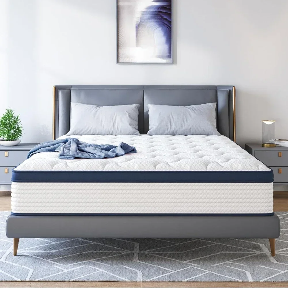 Queen size Mattresses 10 Inch, Space Cotton for Deep Sleep, Medium Firm with Stronger Support, Mattresses