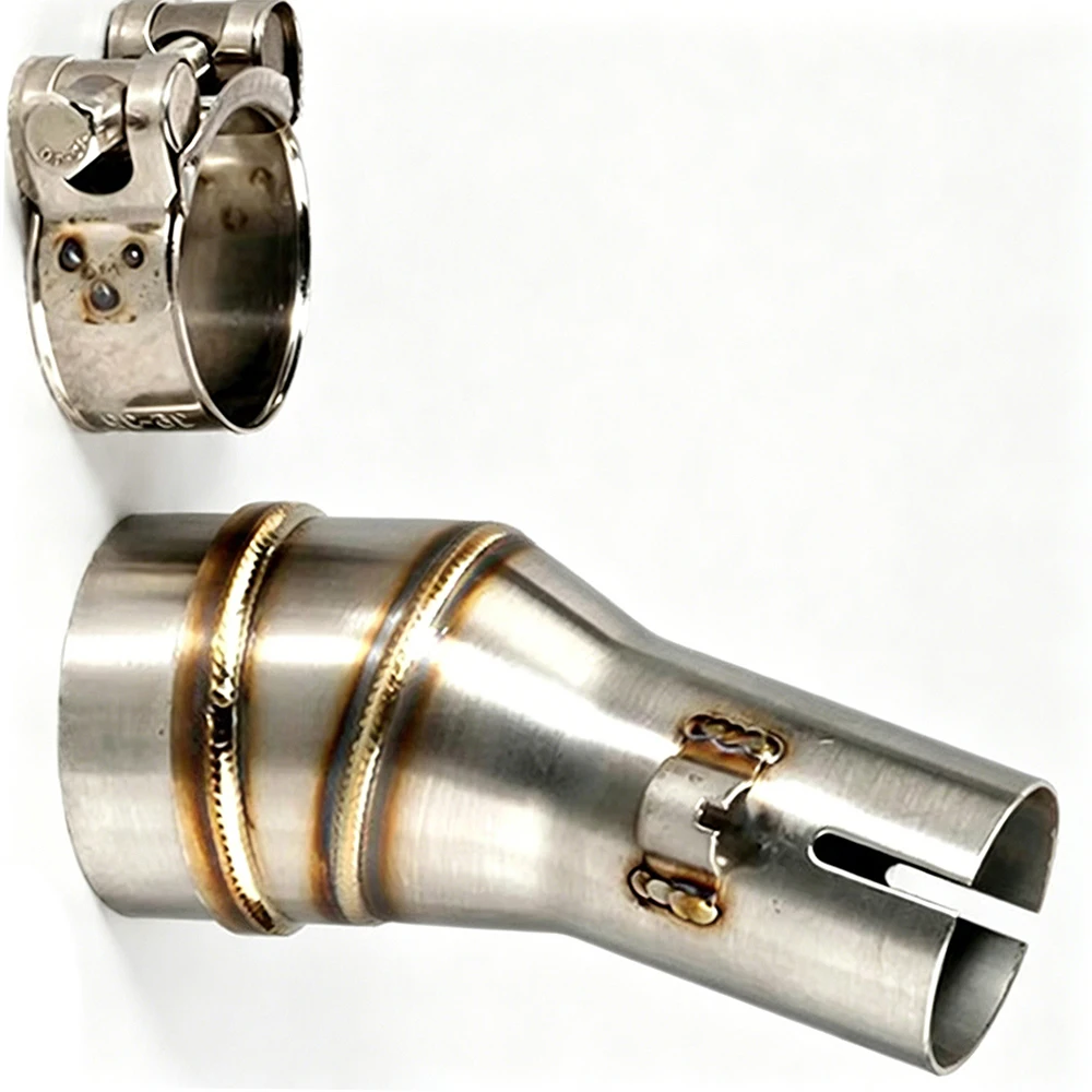 Hot Sale GP Motorcycle Exhaust Pipe Converter Connector Interface Welding Connector Adapter Muffler link pipe 50.5mm to 35.5mm