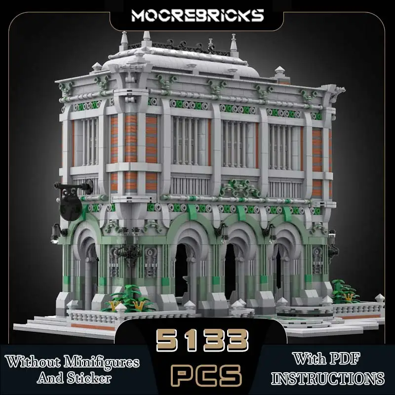 Famous London Street View Edifice Creative Modular Building Blocks Architecture MOC Technology Bricks Toys Xmas Gifts For Kids