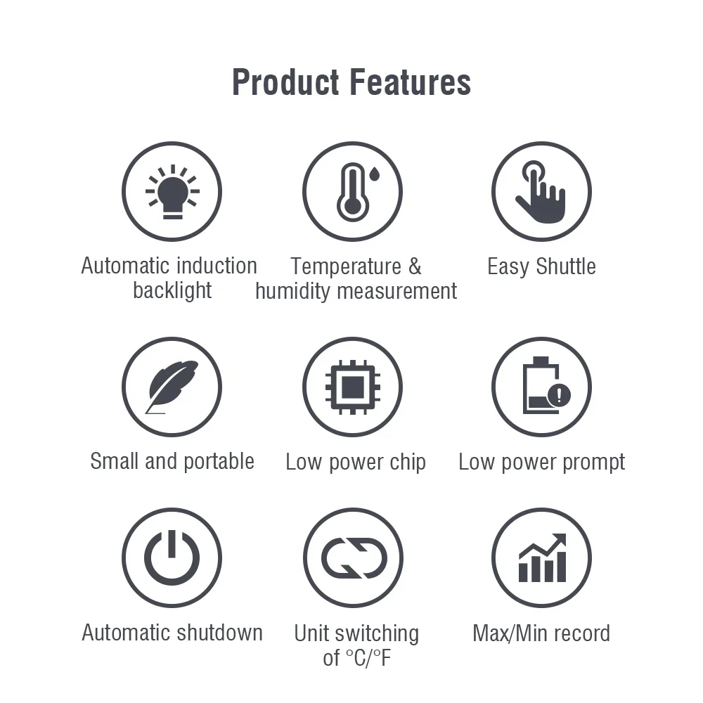 DT-83 Industrial Portable Digital Mini Temperature Humidity Meter Monito r Sensor Thermometer Hygrometer For Warehouse