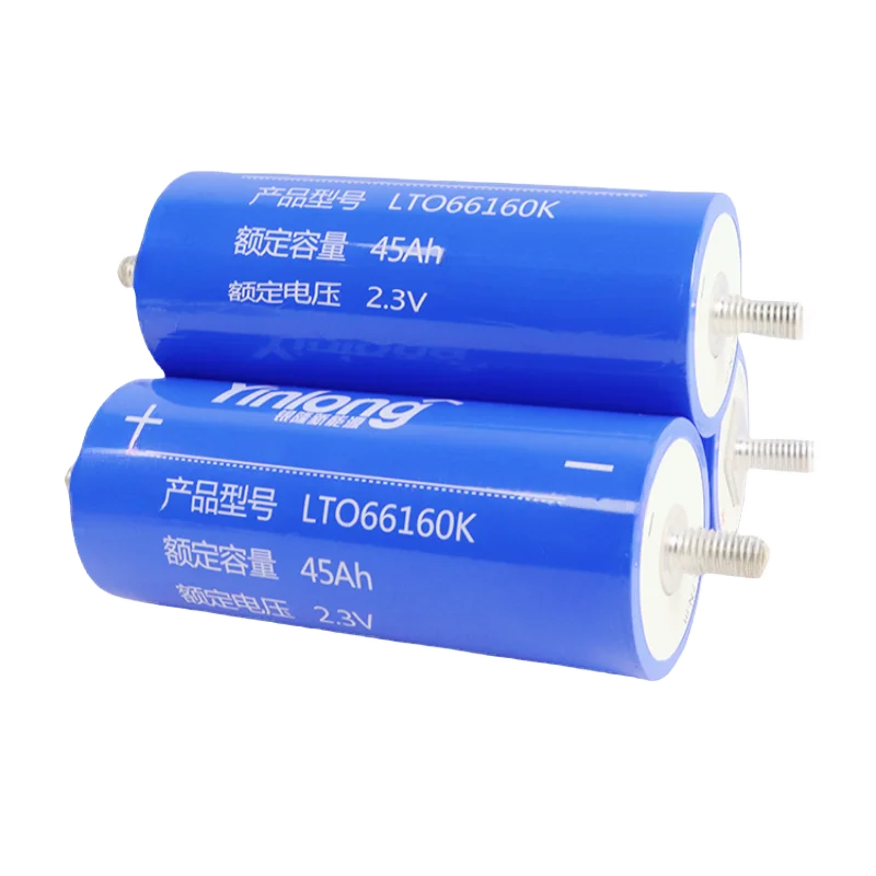 6PCS 2.3V 45Ah original yinlong Lithium titanate lto Battery 10c Electric Boat Solar Speaker Car Power Battery DIY 12V 24V 48V