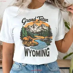 Grand Teton T Shirt Wyoming National Park SweaT Hiking gifts Granola Girl gift long or short sleeves