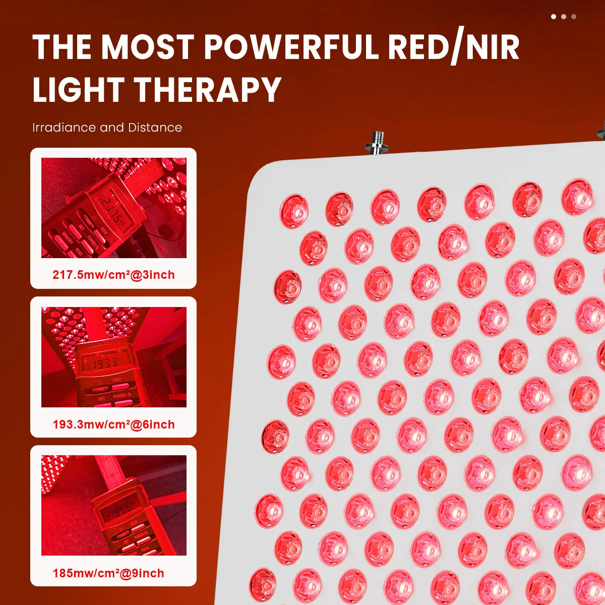 2250W LED Red Light Therapy 480nm 630nm 660nm 810nm 830nm 850nm Infrared Therapy RL450MAXPT