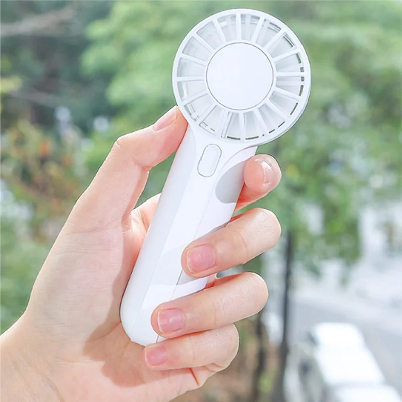 PORK-USB oplaadbare mini-handventilator, draagbare buitenhoge snelheid, grote luchtstroom, draagbare kleine ventilator