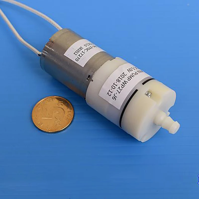 

Воздушный мембранный насос с двигателем постоянного тока 5 В-6 В Micro 370, кислородный насос с мягким звуком