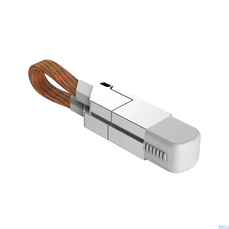 R91A Pesado 4 1 carregador 60W Entrega energia Geral liga zinco conectores magnéticos