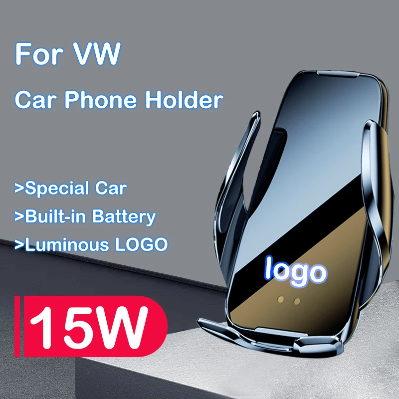 

Car Mobile Phone Holder, Wireless Charger, For VW, Santana, Lamando, T-Cross, Tacqua, Touareg, Golf 8, Magotan B7, Auto Parts