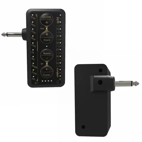 एम-वेव मिनी-एक्स गिटार ईयर एम्पलीफायर क्यूवेव एच8 इलेक्ट्रिक गिटार इफेक्ट वायरलेस प्रोफेशनल और सुविधाजनक ईयर एम्पलीफायर 10 best sales क्यूवेव बास - №9