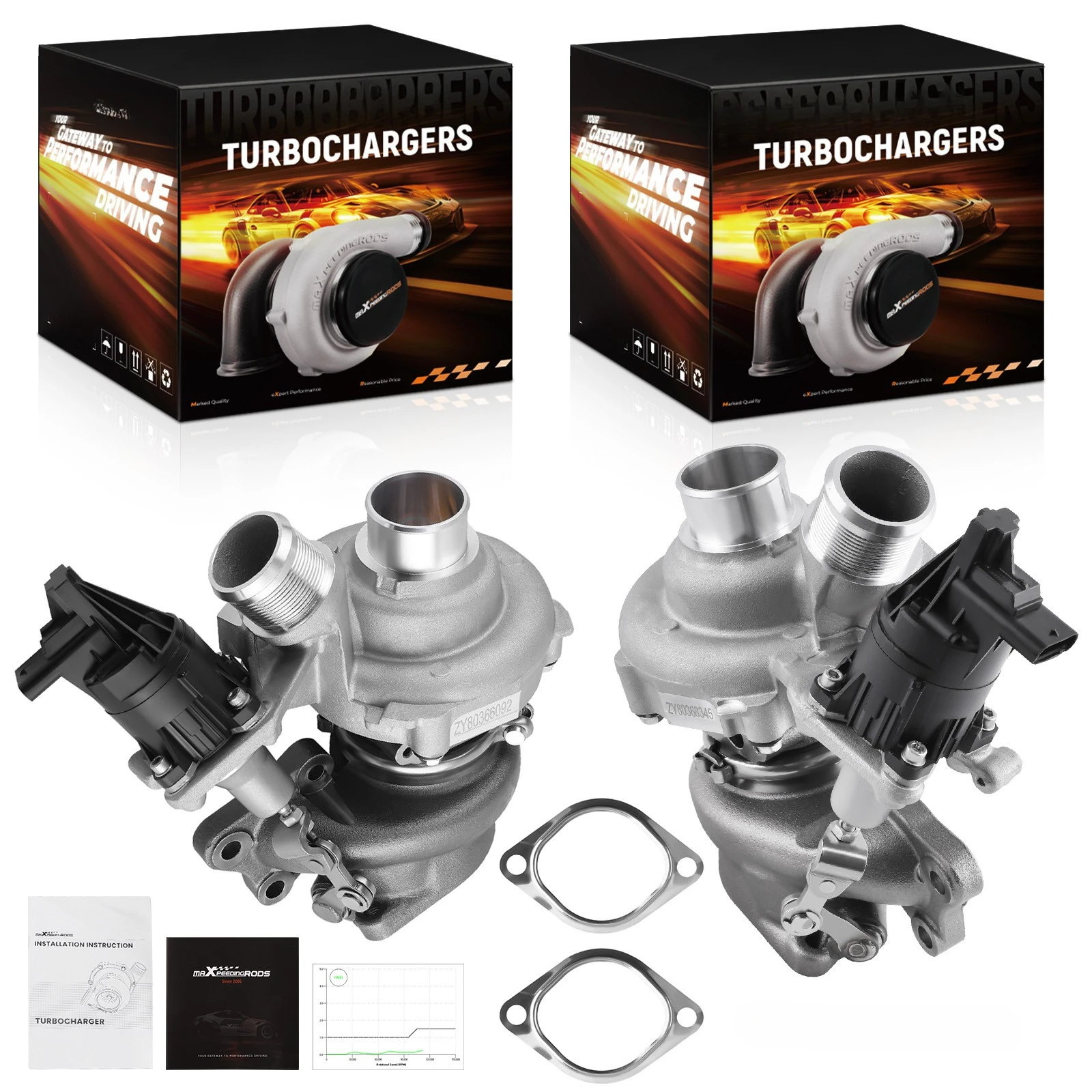 Upgrade Billet Turbo Turbocharger for Ford F-150 3.5L EcoBoost V6 2018-2023