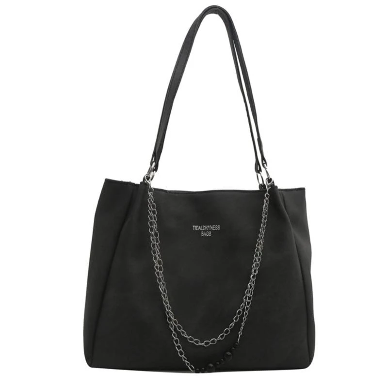 

Large Capacity PU Leather Chain Handbag Lightweight Single Bag Shoulder Bag Perfect for Travel and Daily Use