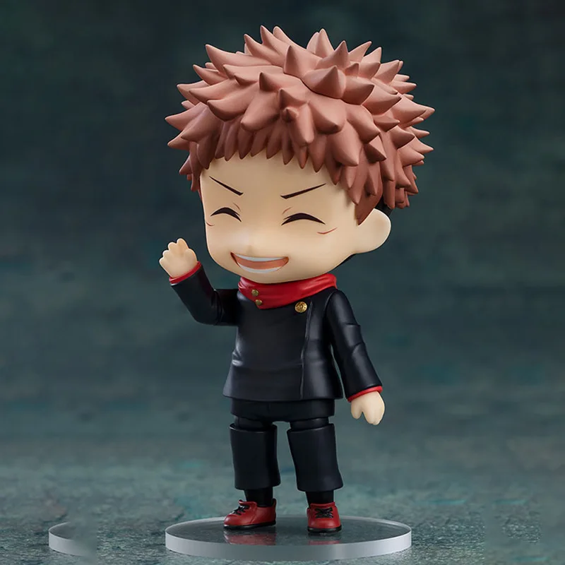 Q-version 10cm JujutsuKaisen Nendoroid Figure Itadori Yuji 1479 Action Changeable Face Ornament Gift Collectible PVC Model Toy
