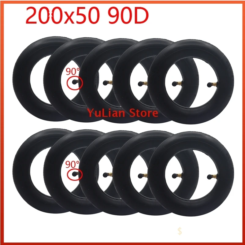 200x50 inner tube with different bend valve for Xiaomi Mijia M365 Scooter Pneumatic Tire M365 Pro Replacement Wheel