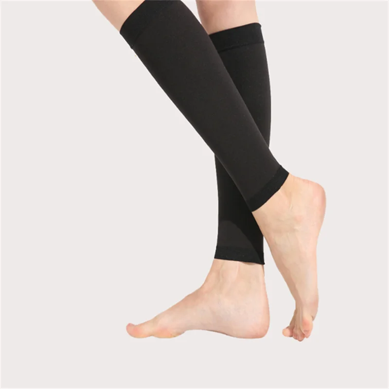 1Pair Man Calf Sleeves Leg Compression Sock Sport Compression Runners Splint Varicose Vein Calf Pain Relief Calf Guards Running