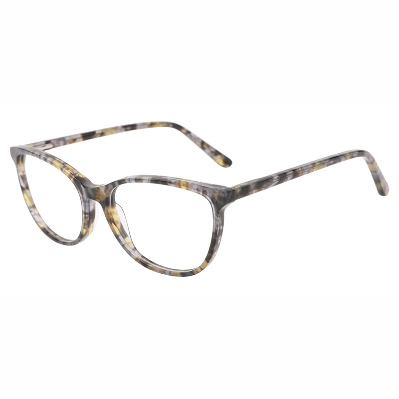 

Унисекс крутые детские ацетатные плоские прямоугольные очки с пунктирным носовым мостом в толстой оправе, оптические линзы по рецепту WD2235