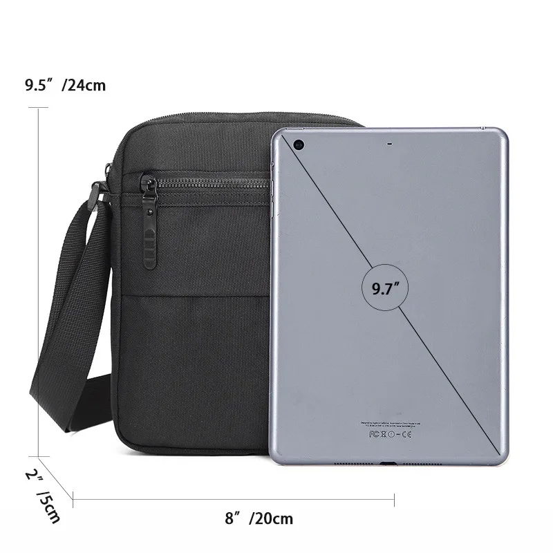 Sacos de ombro cruz moda crossbody sacos para o homem 2024 novo pequeno oxford pano esportes mensageiro saco do telefone celular masculino bolsa