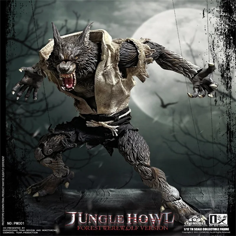 

COOMODEL X OUZHIXIANG PM001 PM002 PM003 PM004 1/12 Palmtop Monsters - Jungle Howl Werewolves Jungle 6" Action Figures In Stock