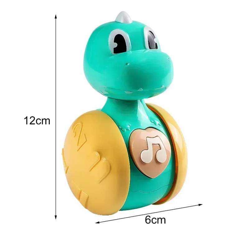 Gobelet en Forme de Dinosaure pour Enfant, Jouet à Expression Vive, Image de Dessin Animé, Couleurs, Longue Durée, sans Bavure, Éducation Précoce, Degré de Chute