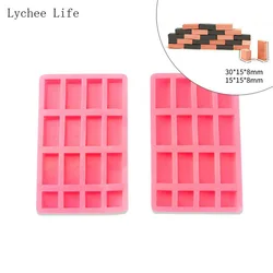 Dollhouse Miniature Brick Mold Mini Building Bricks Mold Mason DIY Handmade Sets Red Brick Mould Scale Scene Model