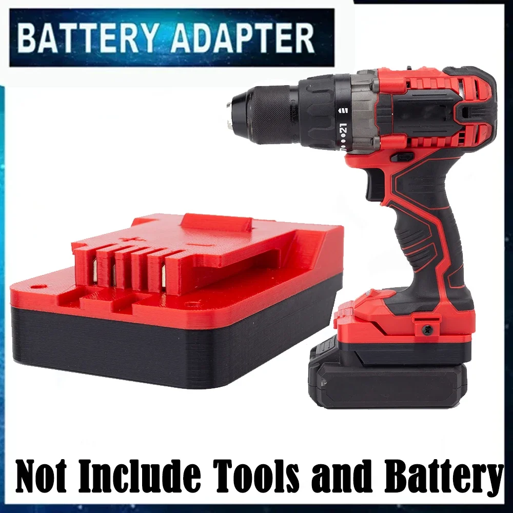 Battery Adapter Converter for Hyper Tough 20V Li-ion Battery to For Bauer 20V Cordless Power Tool Accessories(NO Batteries )