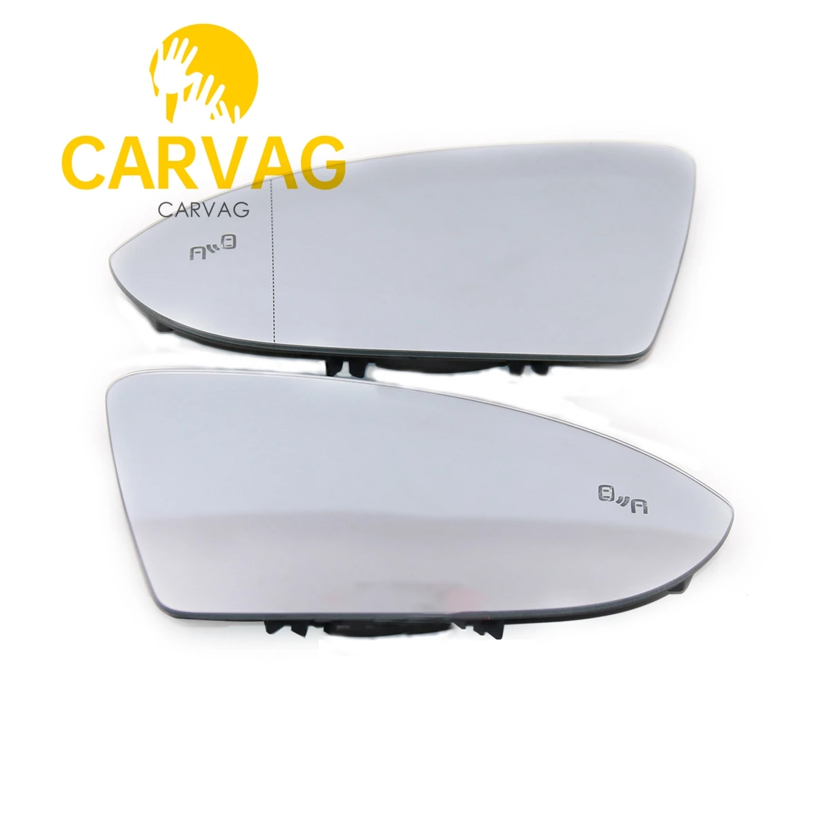 FOR VW Golf MK7 7 VI Side Assist Rear View Side Mirror Glass lane change