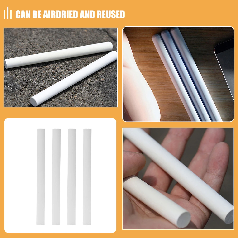 5pcs Diatomite Drying Rods Natural Water-Absorbing Drying Tool Reusable Moisture Control Rod For Wardrobe Shoe Cabinet Drawer