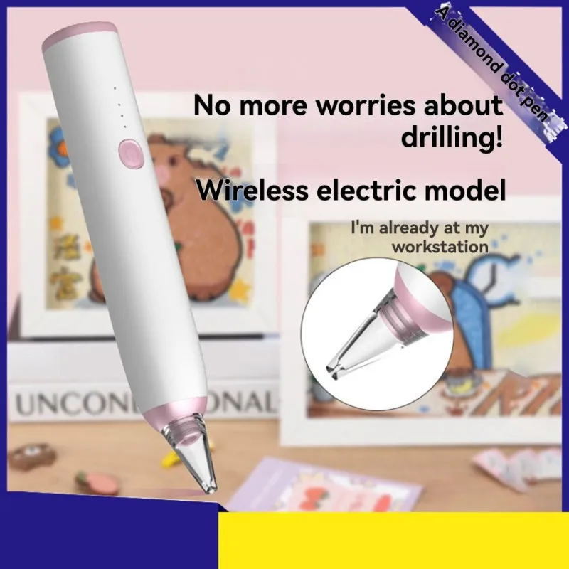 

ABAG Dual Suction Heads For Efficient Crafting-Electric Diamond Painting Pen Tool Kit