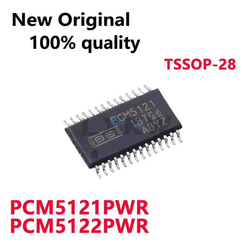 5-10/PCS New Original PCM5121PWR PCM5121 PCM5122PWR PCM5122 TSSOP-28 Audio D/A converter chip In Stock