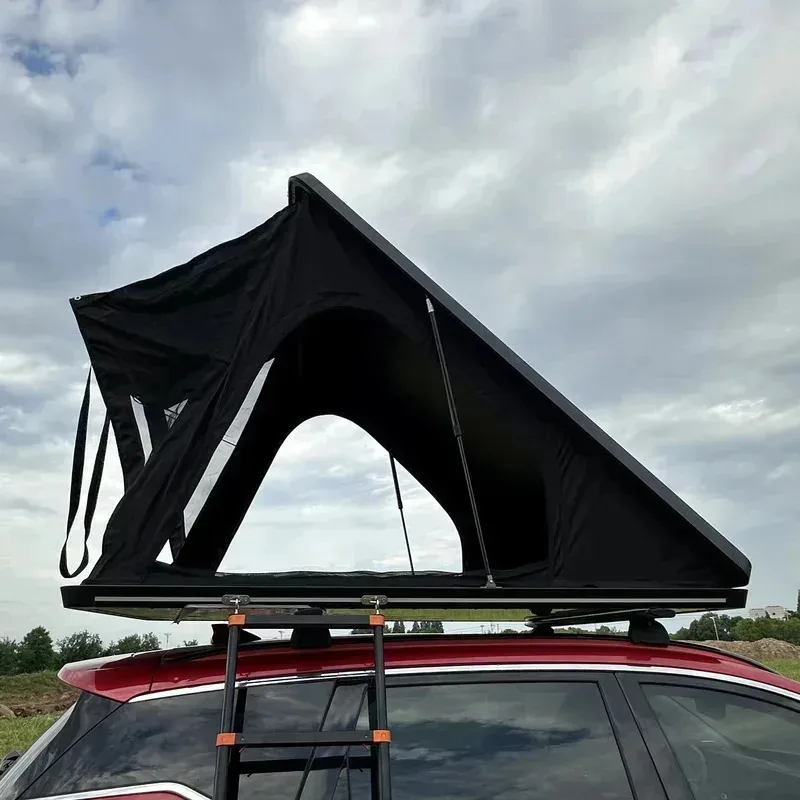Automatic Folding 1-3 Person Car Rooftop Tent Offroad Aluminum Hard Shell with Hydraulic Camping