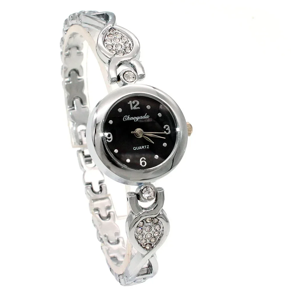 Elegant Small Dial Women's Quartz Watch Bracelet Style Popular Female Wristwatch for Fashionable Time-Telling