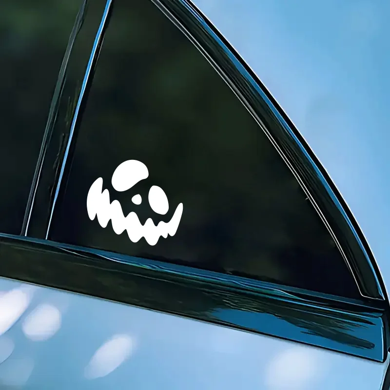 

1 шт. наклейка на окно автомобиля с призраком - высококачественная виниловая водонепроницаемая наклейка для окон и бамперов - съемный острый декор