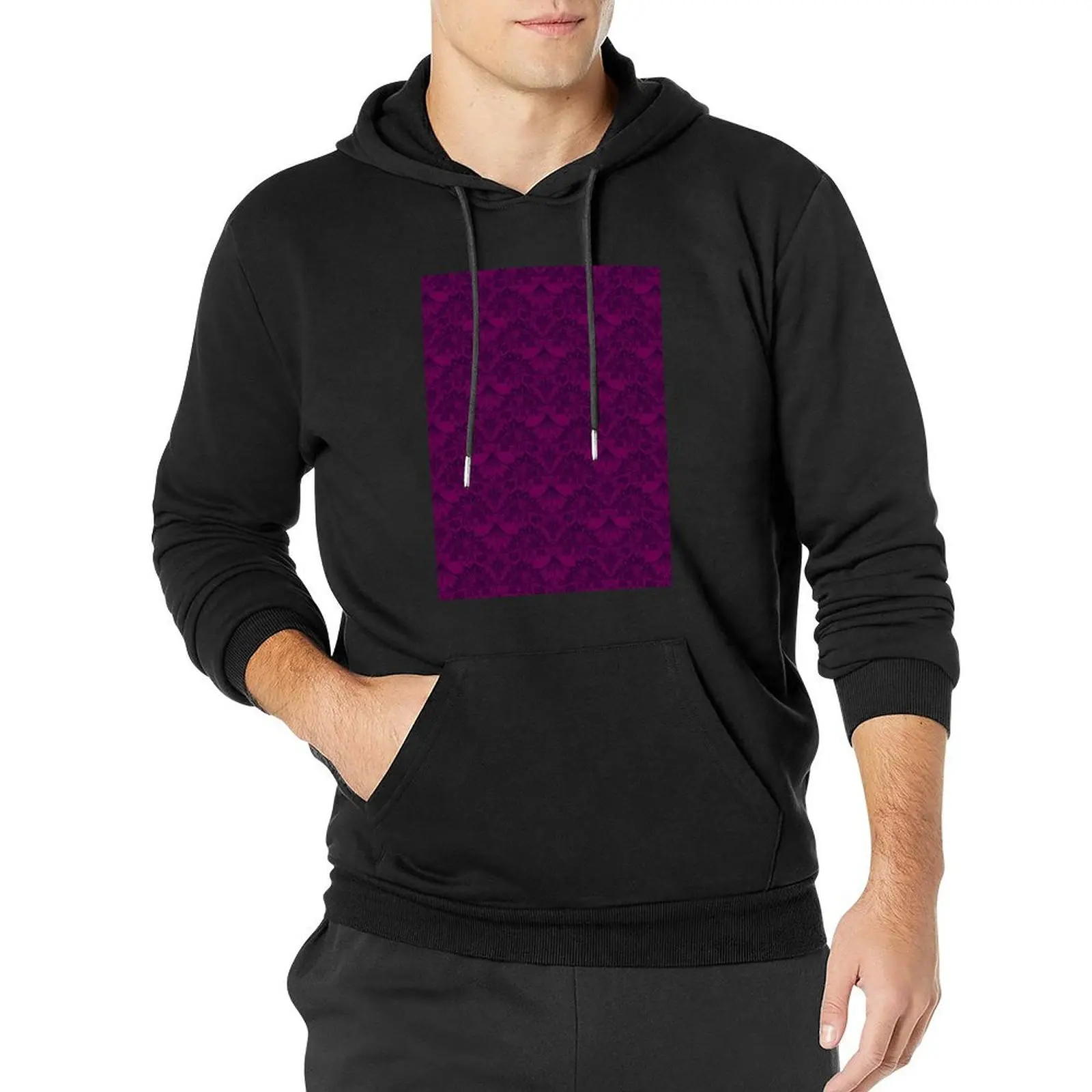 

Stegosaurus Lace - Purple Pullover Hoodie men's sweat-shirt male clothes blouse autumn clothes men's oversize hoodie