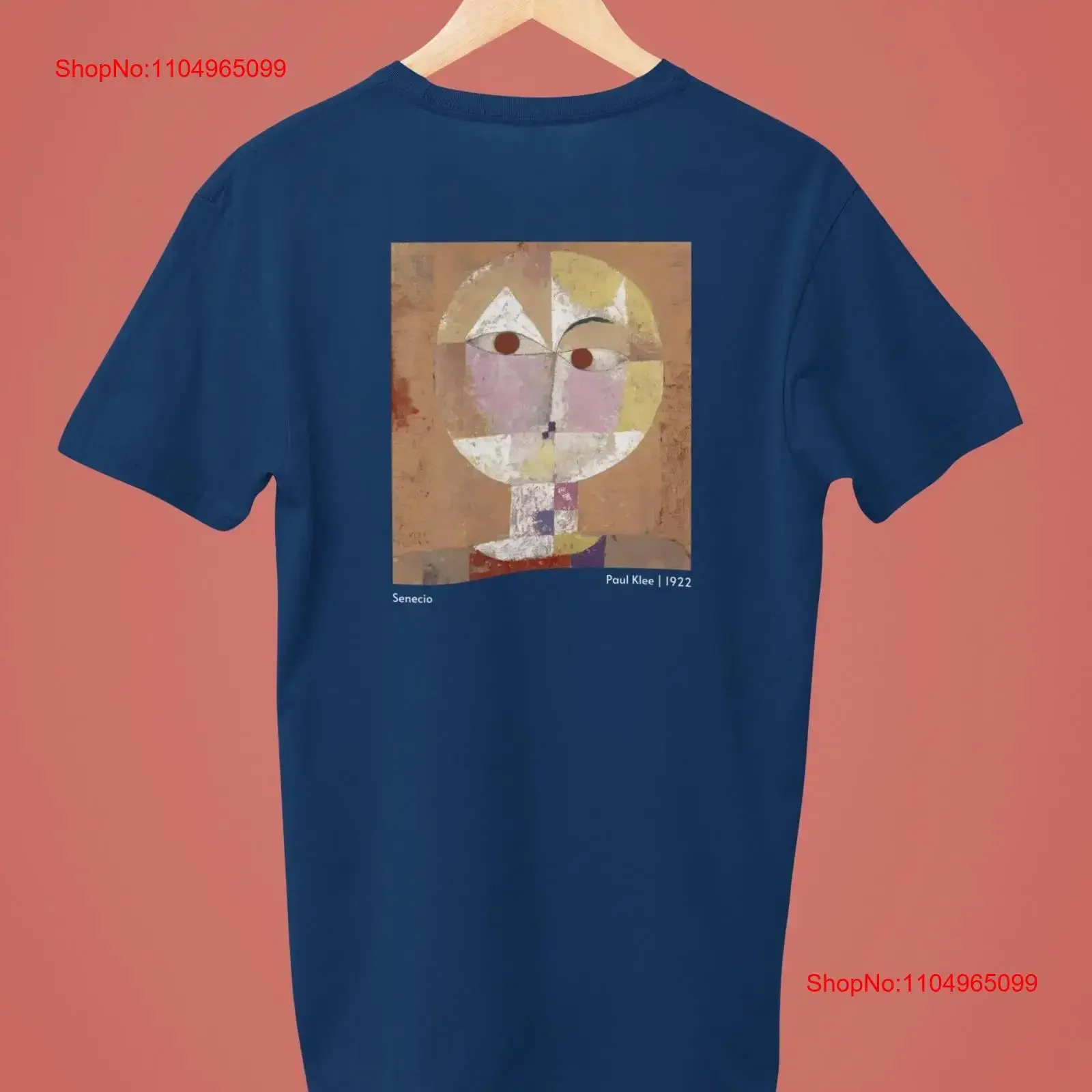 Paul Klee Senecio Signature T shirt vintage Washed Soft Stylish Comfortable Unisex designer clothes Slightly homme Breathable