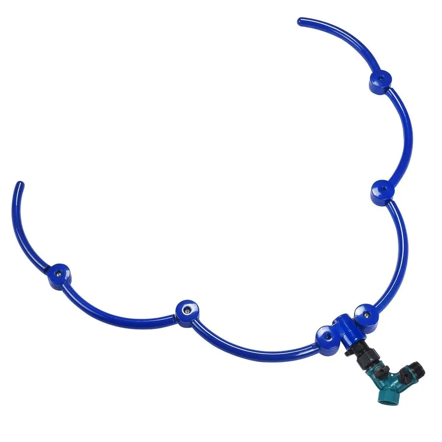 

360Tree Water System Tree Watering Ring Circle Sprinkler and Irrigation System Targeted Water with Y Hose Splitter for New Tree