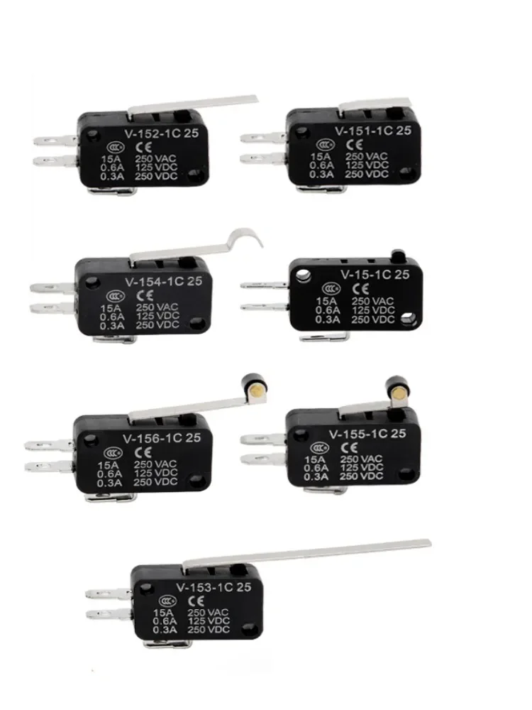 V-15 Series Microswitch Miniature key limit switch silver contact