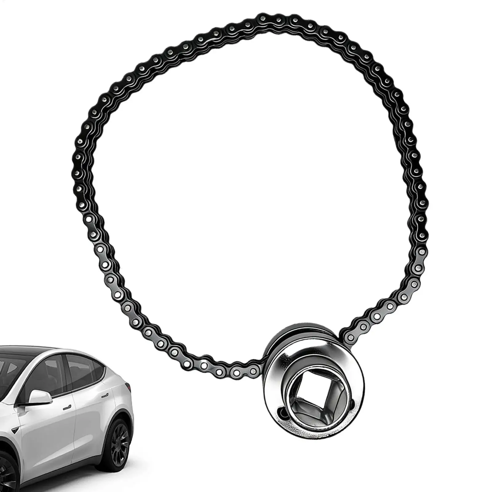 Filter Wrench Adjustable Non-Slip Sleeve Type Repair Tools Double Chain Filter Removal Spanners For Car Automotive Truck RV