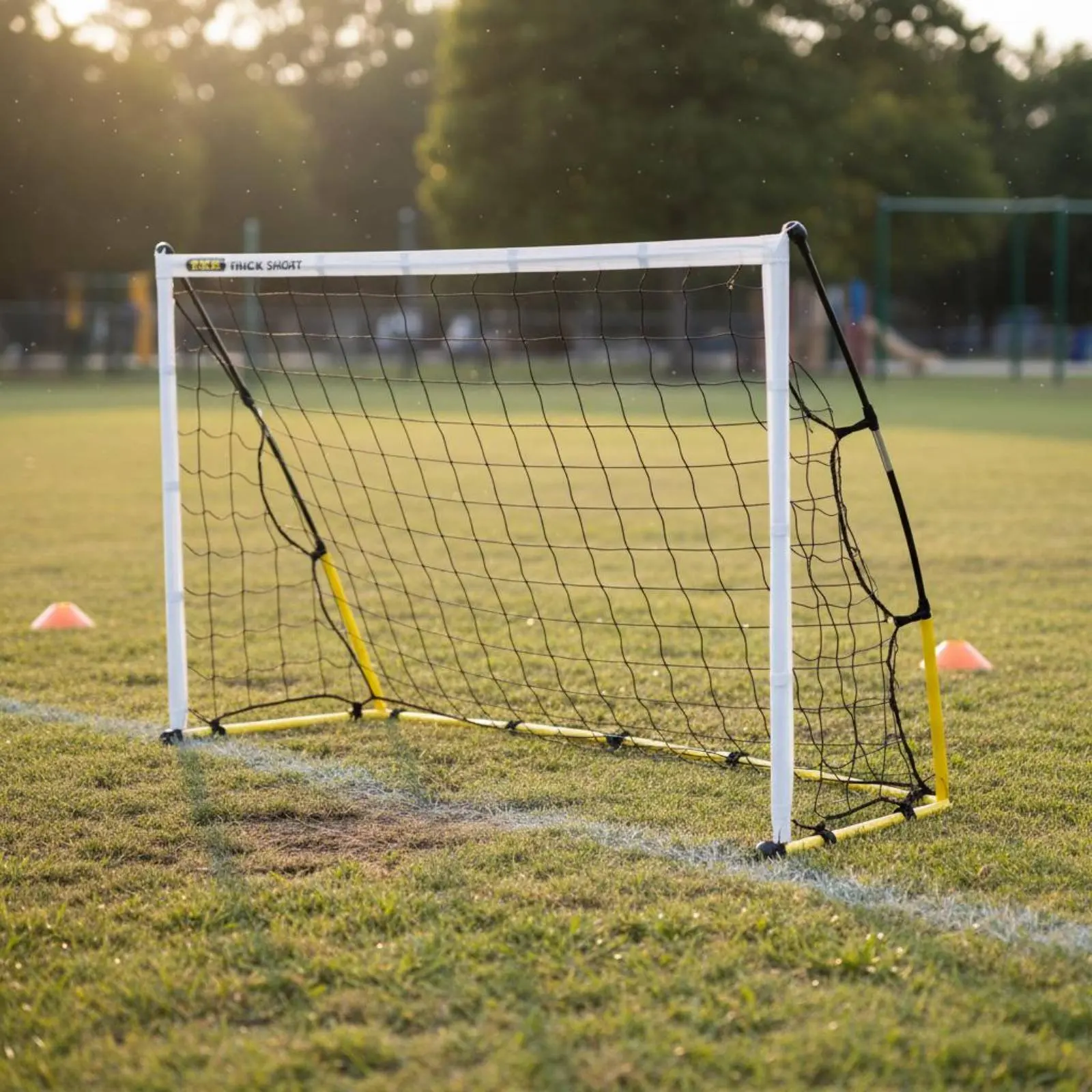 

Foldable Soccer Goal Training Equipment Portable Soccer Net Sports Gear Sturdy for Backyard