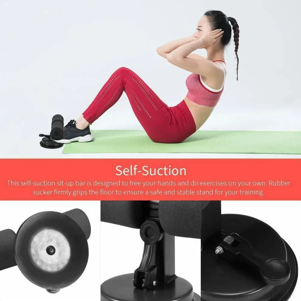 Fitness Sit Up Bar Assistant Abdominal Chest and arm Muscles Gym Exercise Adjustable Resistance Band Lose Weight Trainer Device