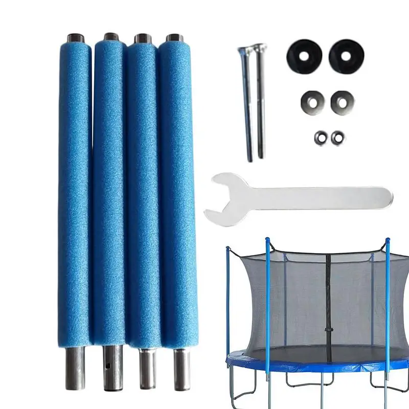 Trampoline Poles Replacement Trampoline Frame Enclosure Poles Trampoline Enclosure Parts Enclosure Straight Tube for Prevent