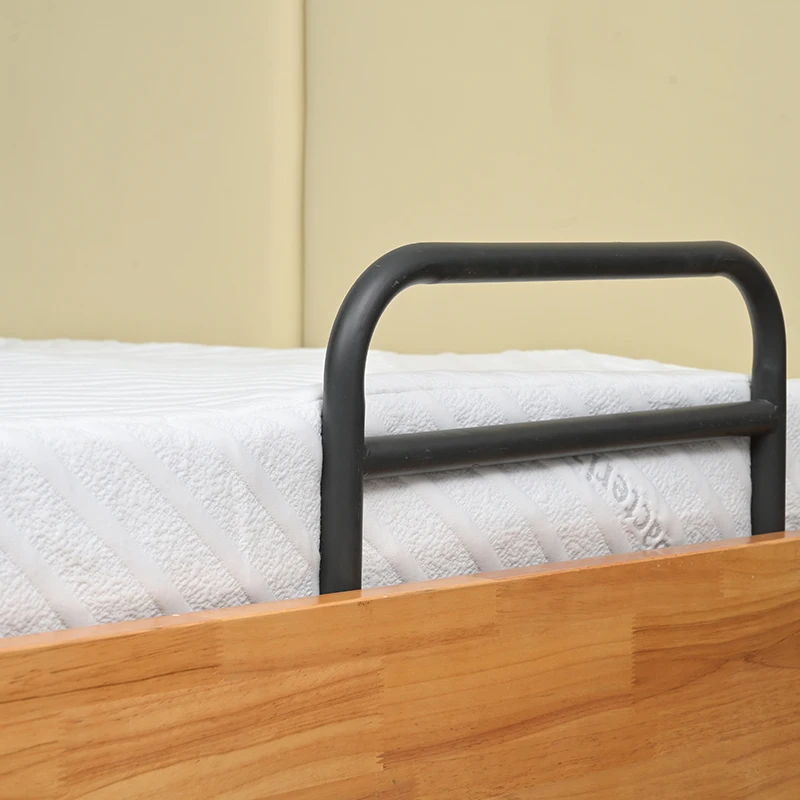 غرفة نوم منزلية، كهربائية قابلة للتعديل، رعاية منزلية، سرير المسنين، إطار خشبي يعمل عن بعد للعناية الشخصية بالنوم #5