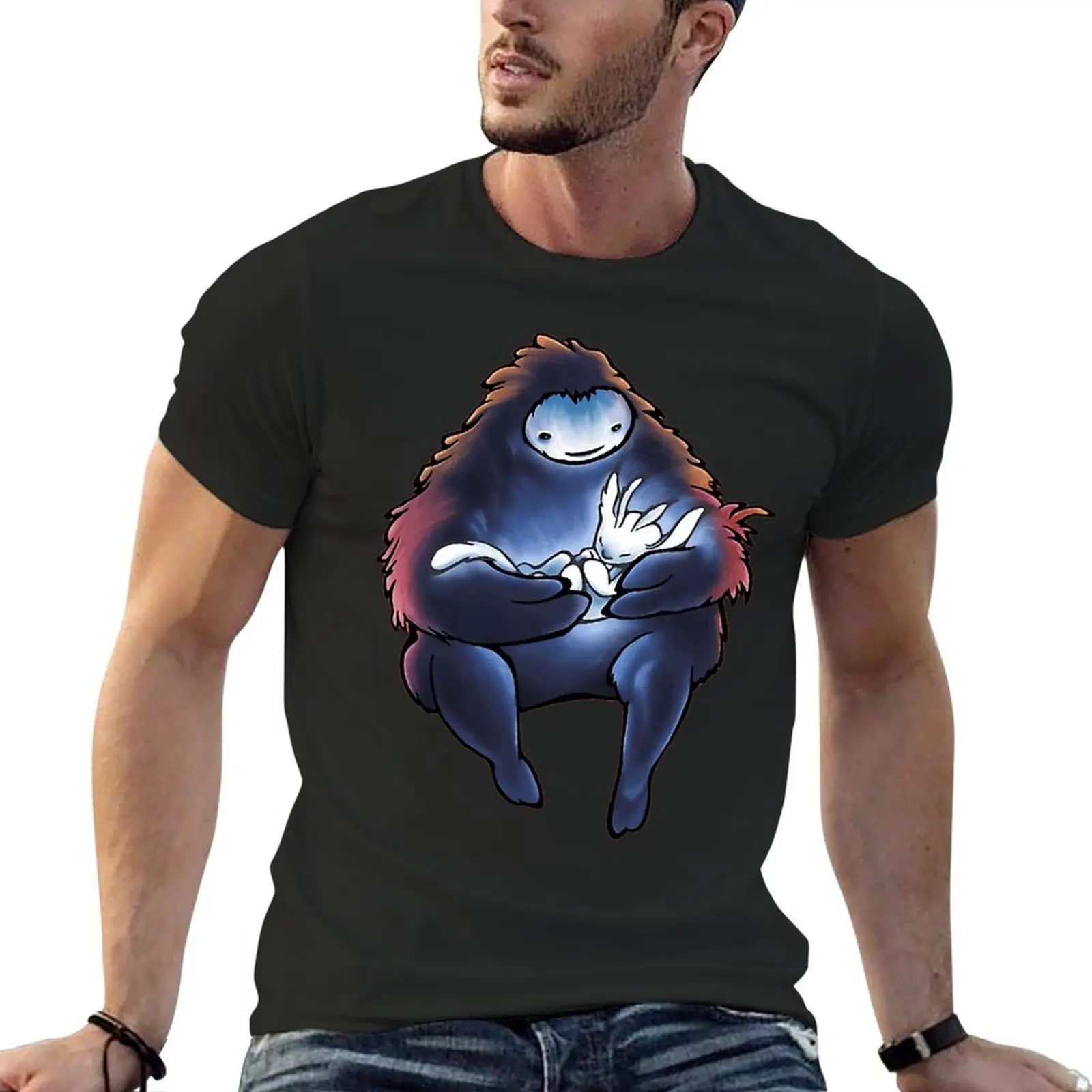 Naru & Ori Graphic For Sale Crewneck T-shirt Sports Top Tee Unique Funny Geek Home Eur Size