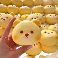 Squishy Cute Cartoon Simulated Bread Squeeze Toy Soft Stress Relief Slow Rising Sensory Fidget for Anxiety Gifts for Kids Adults 6