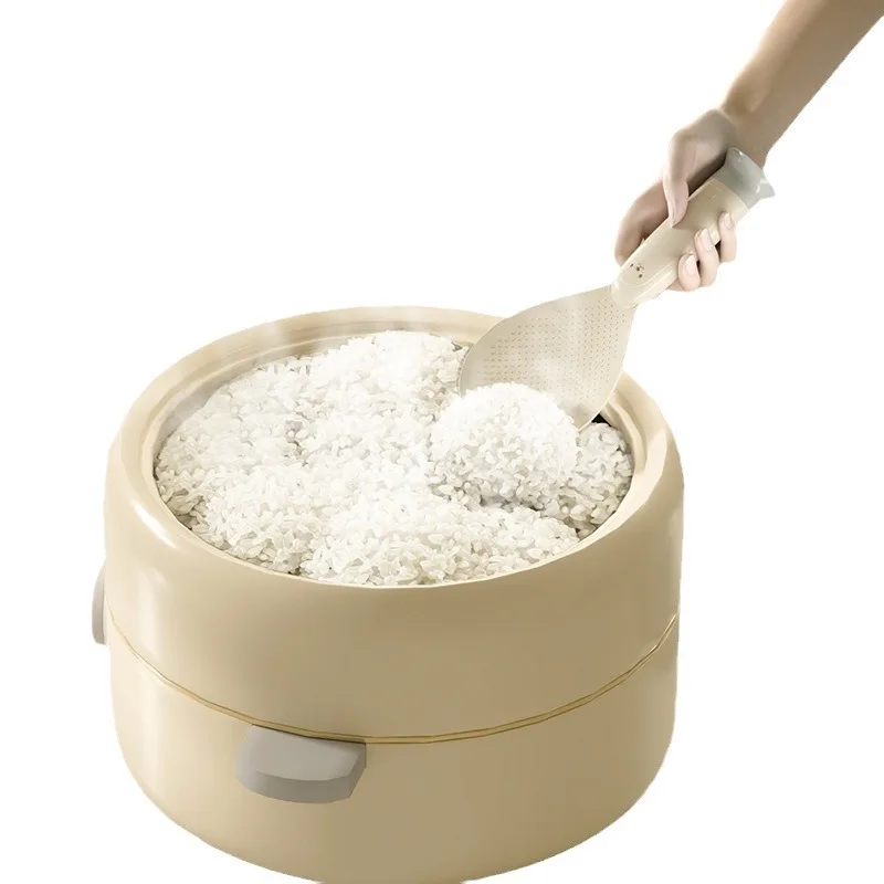 New Suction Cup Rice Spoon Can Stand Up and Not Stick To Rice Rice Making and Rice Serving Heat-resistant Standing Rice Spoon