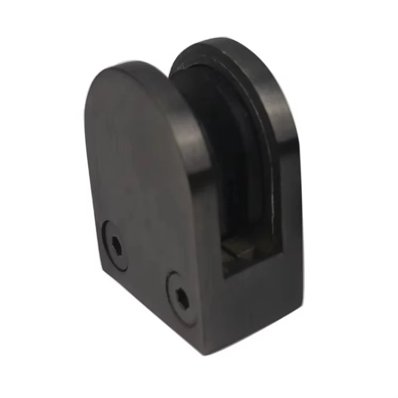 

Black stainless steel 304 316 railing glass fixing bracket clip railing handrail glass staircase