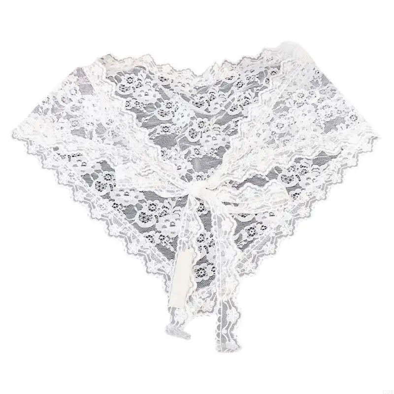 y3neターバンレースヘッドスカーフヒップスカーフエレガントバンダナヒップカバー楽しい写真小道具